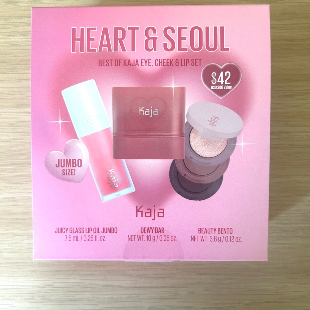 Kaja Heart & Seoul Makeup Set - New Sealed